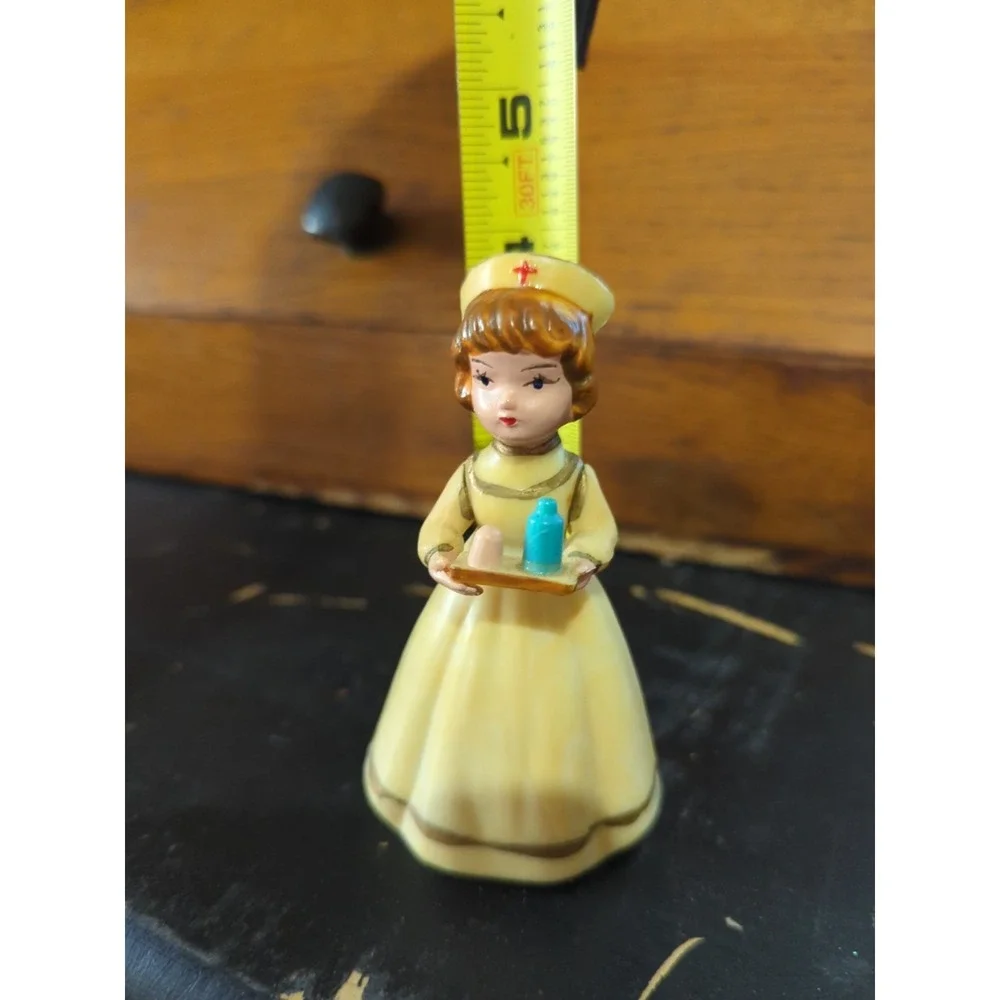 Vintage Wilton Nurse Cake Topper Figure Hard Plastic 4